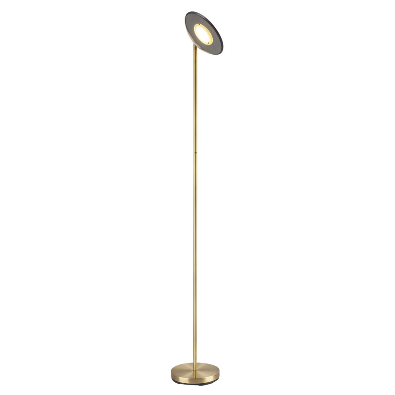 Modern Uplighter Floor Lamp With Memory Dimmer Button By 