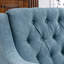 Chaise d'appoint, chaise de salon, fauteuil rembourré capitonné à boutons, chaise confortable