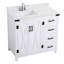 Ensemble de meuble-lavabo simple 36 po Slayton-1961482744