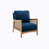 Velours bleu marine est en rupture de stock