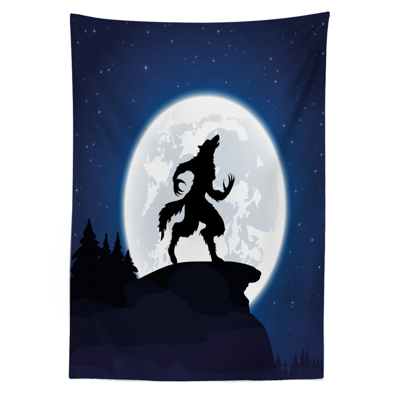 Wolf Tablecloth, 70" x 52"