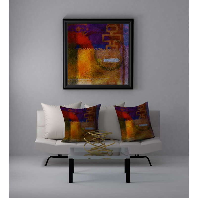 Reversible Throw Pillow, 18" x 18"