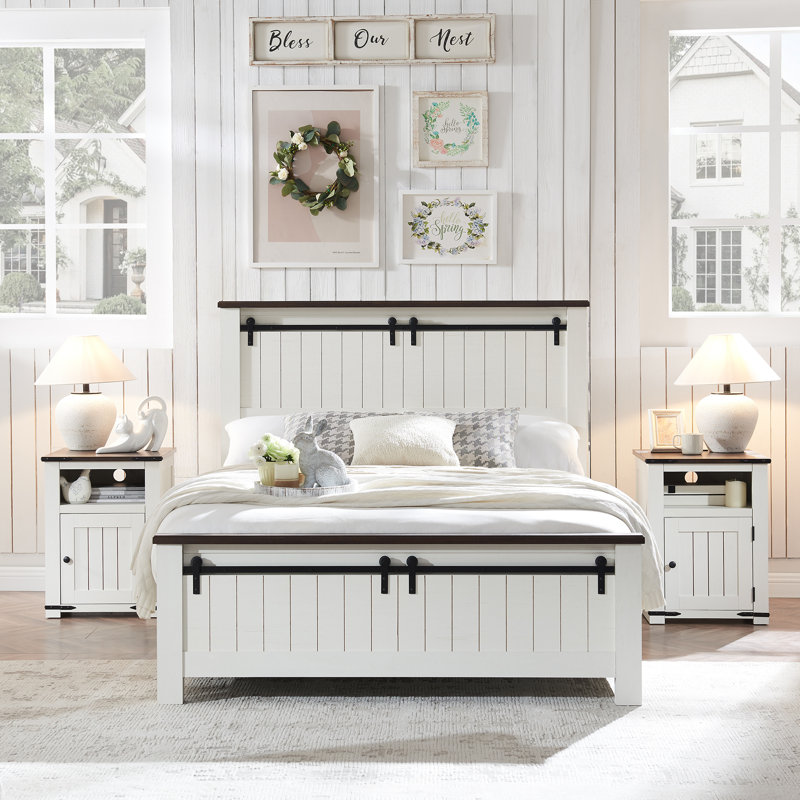 Xailey 2 - Drawer End Table and Built-In Outlets, White