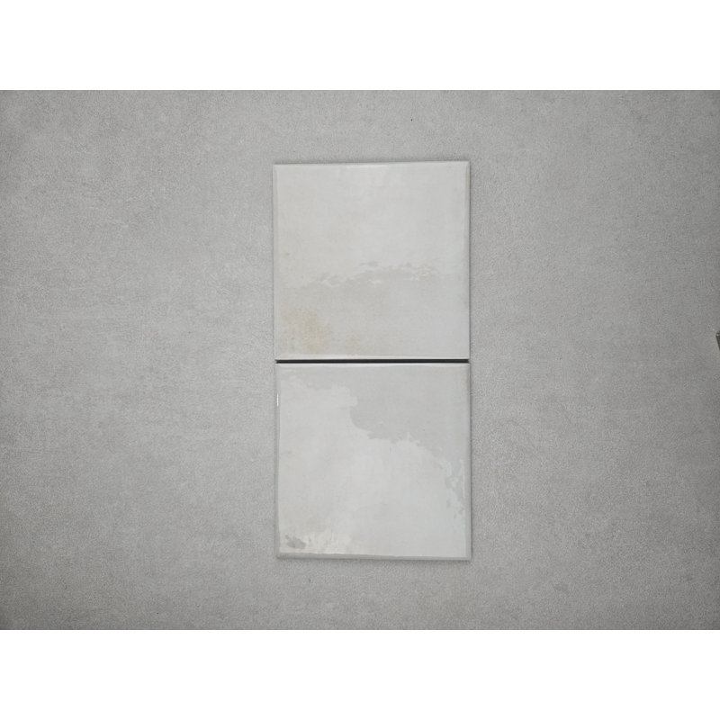 Carrelage poli ivoire 6 x 6