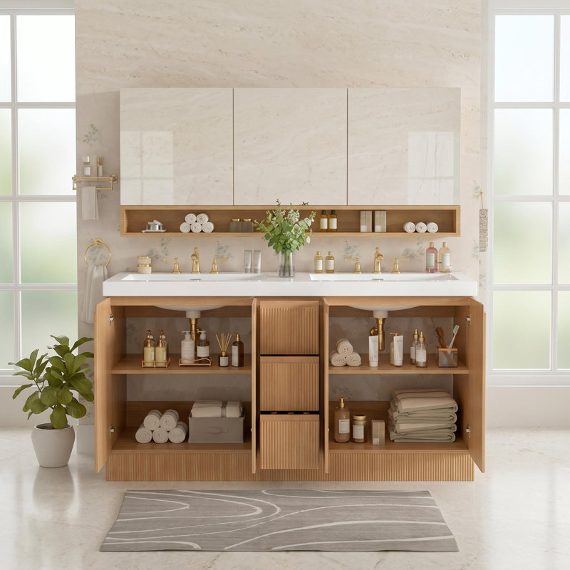 Ensemble de meuble-lavabo sur pied 60 po