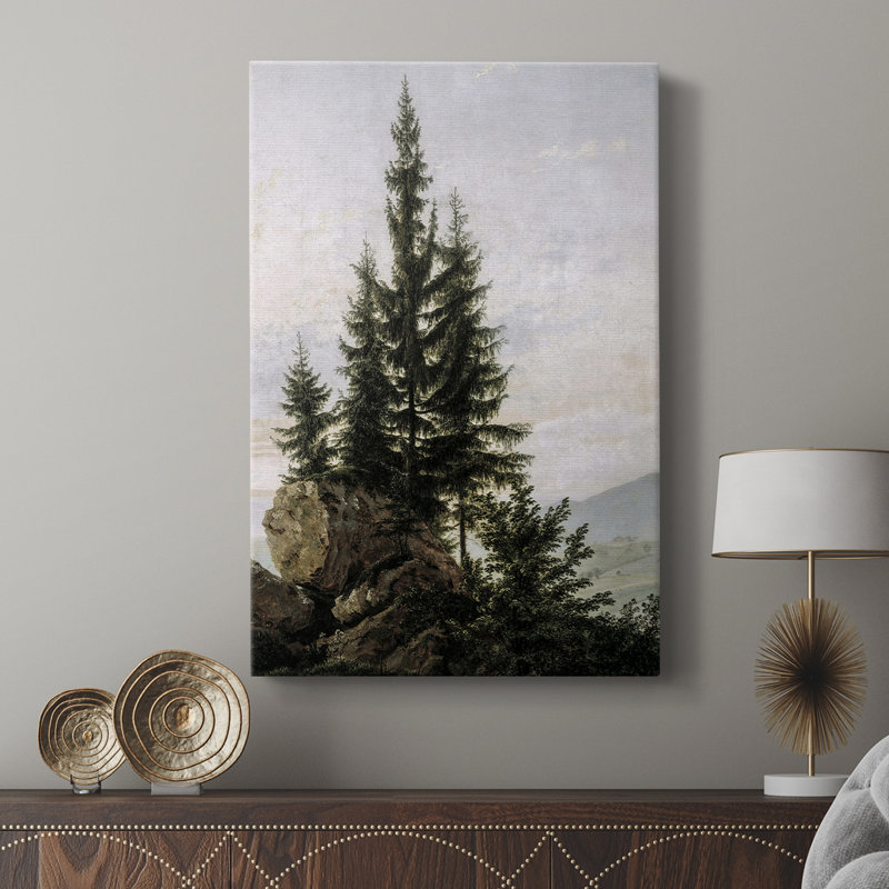 Paysage rétro CCXVI - galerie Cavas, H 18 po x l 12 po