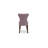 7 Piece Kitchen Table Set Consist of a Rectangle Dining Table with X-Legs and 6 Dahlia Linen Fabric Parson Dining Room Chairs, Distressed Jacobean-1774076921