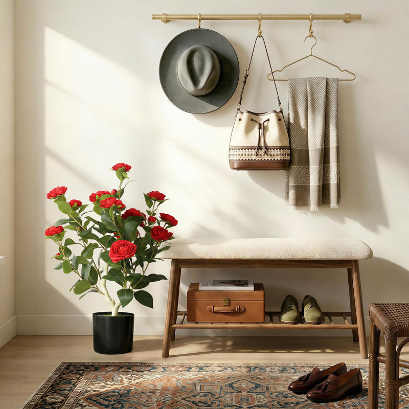 65cm Plant, Red