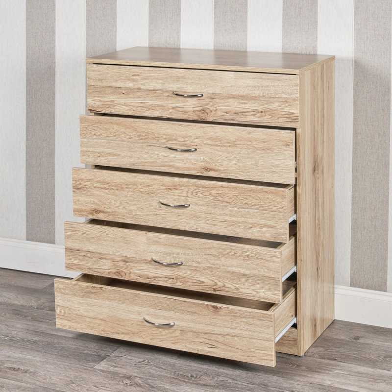 Benjy Piece Bedroom Set, Oak