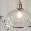 Anais 1 - Light Nickel Dome Pendant