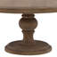 47" Mango Solid Wood Pedestal Dining Table-125308500