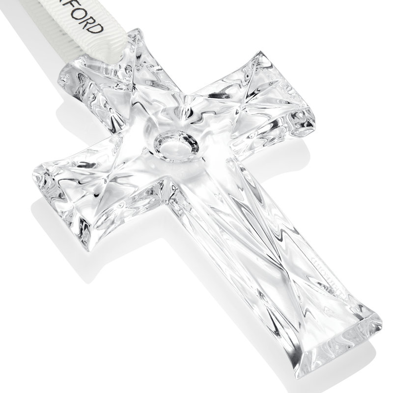 Waterford Mini Cross Ornament