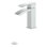 Zephyr Single Hole Bathroom Faucet with Drain Assembly