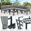 Outdoor Patio Furniture Set With Waterproof Cover