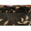 Tapis noir imprimé nature 7 x 7