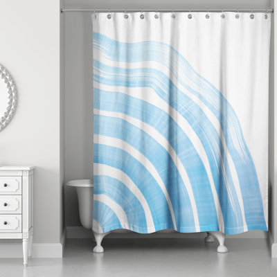  Rideau de douche simple abstrait