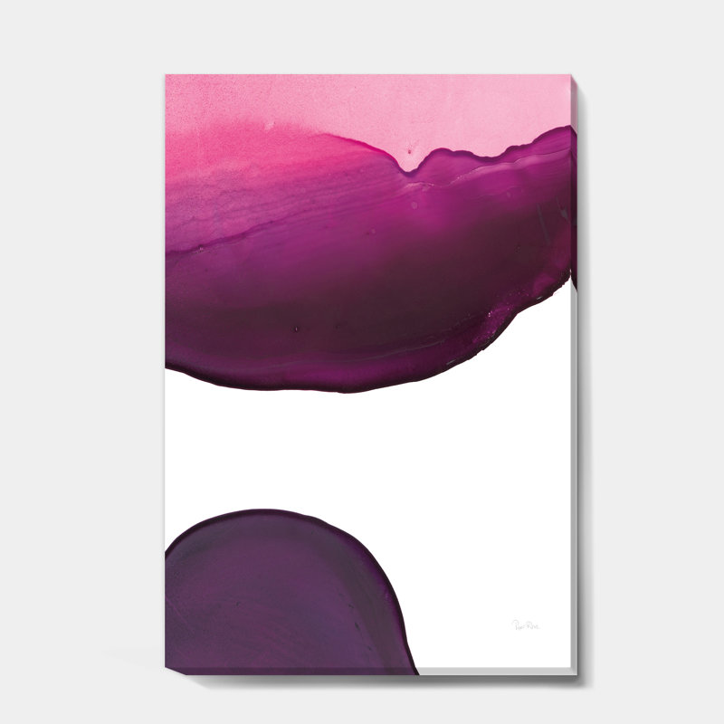 «Paint of Magenta Stone», reproduction d'art sur toile tendue, H 20 po x l 12 po x P 1po