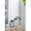 Vase de table en verre transparent / noir-50707844