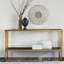 60 in. Glass Console Table