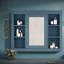 Armoires à pharmacie peu encombrantes, rangement mural moderne en MDF de 35 po pour la maison