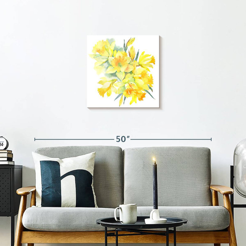 Bouquet de jonquilles jaunes Harnek, H 20 po x l 20 po