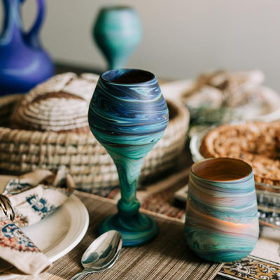 Phoenician Glass Goblet