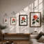 Single Rose in Bloom Botanical - Framed Print-258186826-258185648