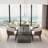 Beige Solid back side Chair(Set of 2)