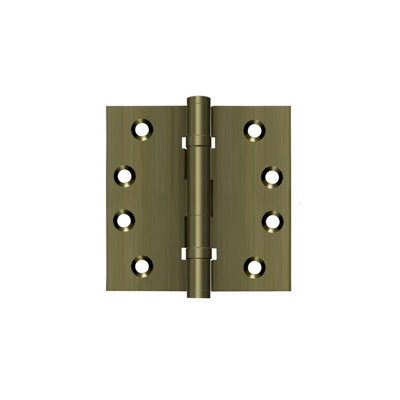 Deltana DSB4NB26 4" x 4" Square Hinges, Ball Bearings in Polished Chrome Pair