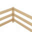 Ensemble de lit de plancher Poppyx Montessori avec clôture, bois de pin robuste et garde-corps sécuritaires-116085250-116085252