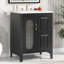 Meuble-lavabo 24 po avec lavabo, meuble-lavabo avec deux tiroirs et porte, tablette réglable, bois massif et panneau de fibres à densité moyenne-498493917