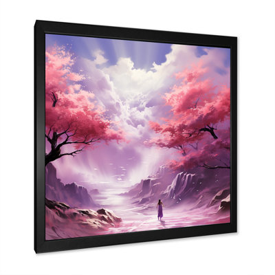 «Pink and White», fantaisie, fantaisie, art mural