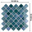 Carreau de mosaïque de porcelaine pour plancher et mur 12-3 / 8 "x 12-3 / 8" Hudson Tangier-90565800