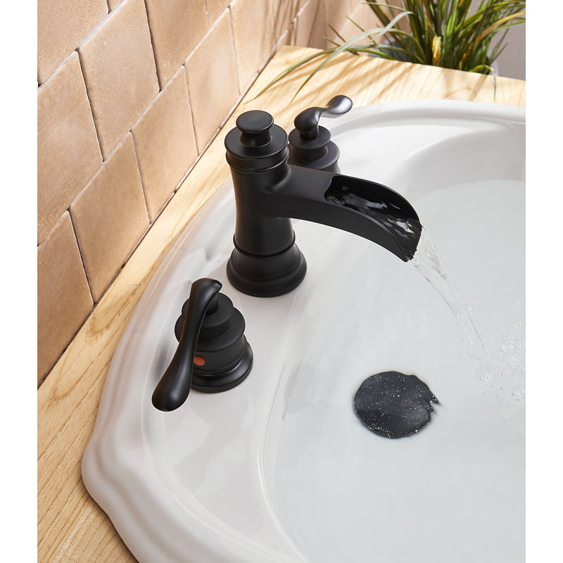 Robinet de terrasse avec drain, Noir mat