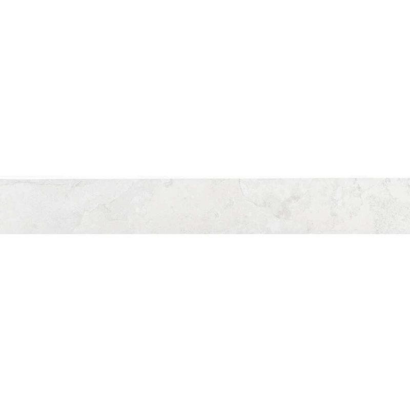 Wells Stone 3" x 24" Matte Porcelain Quarter Round Tile Trim, White