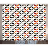 Fayston Ring Forms Decor Semi-Sheer Rod Pocket Curtain Panels