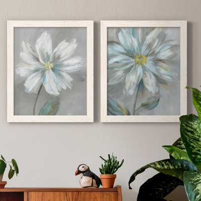 Simple Flower I - Ensemble de 2 reproductions d'art
