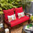 Outdoor 4'' Bench Seat / Back Cushion-503256122