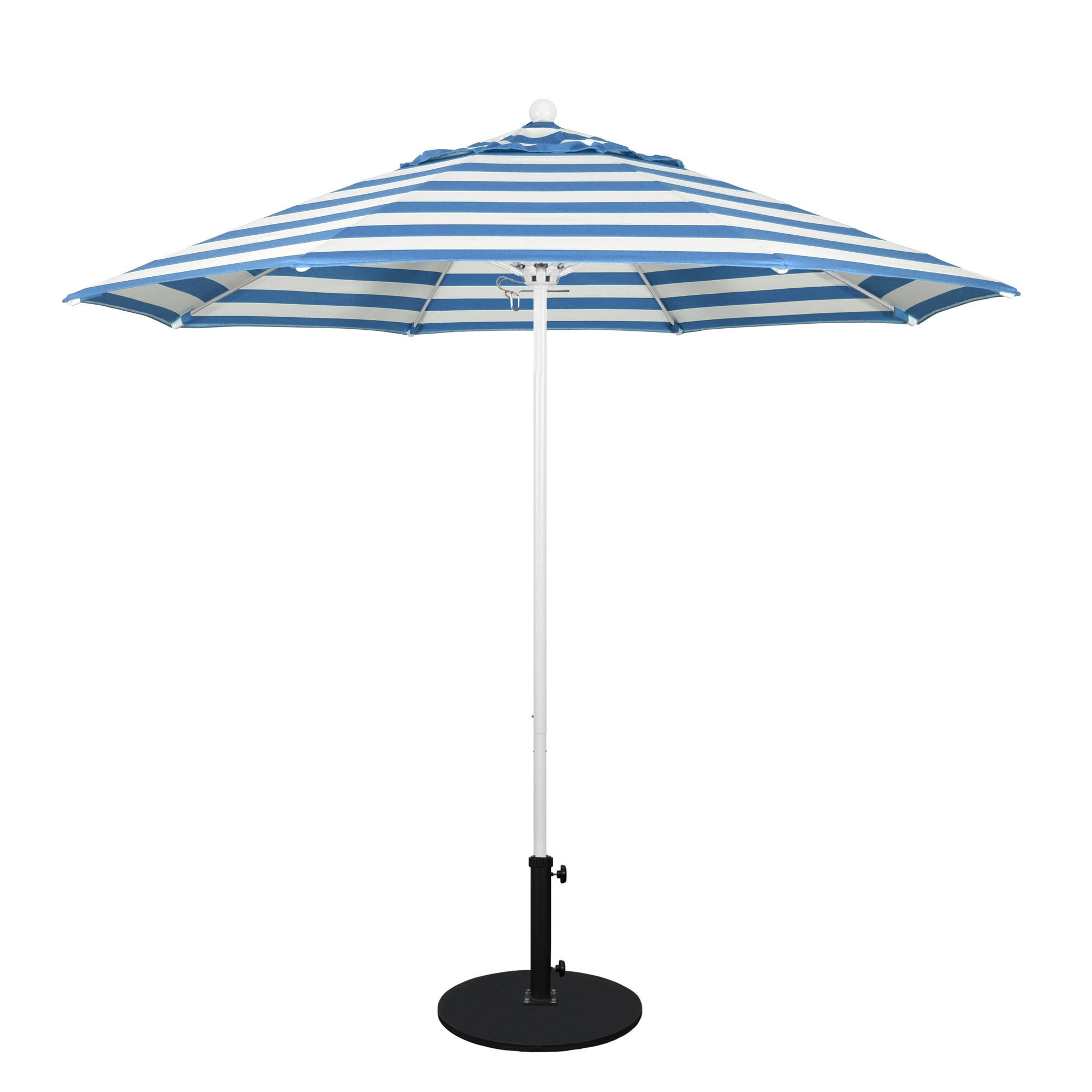 Hibo 108'' Sunbrella® Outdoor Umbrella, Cabana Regatta Sunbrella®