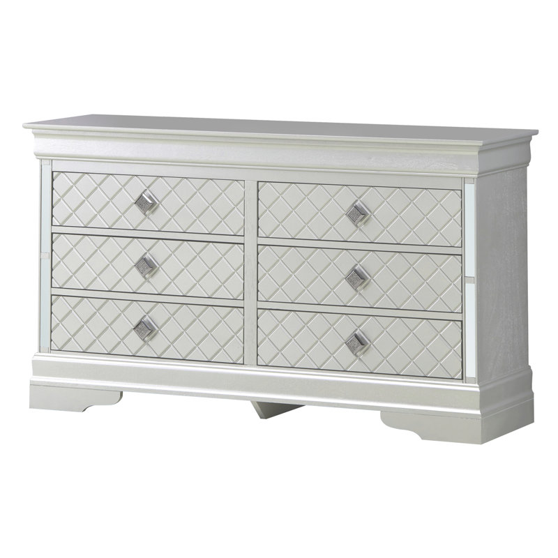 Commode avec 6 tiroirs pour la chambre à coucher