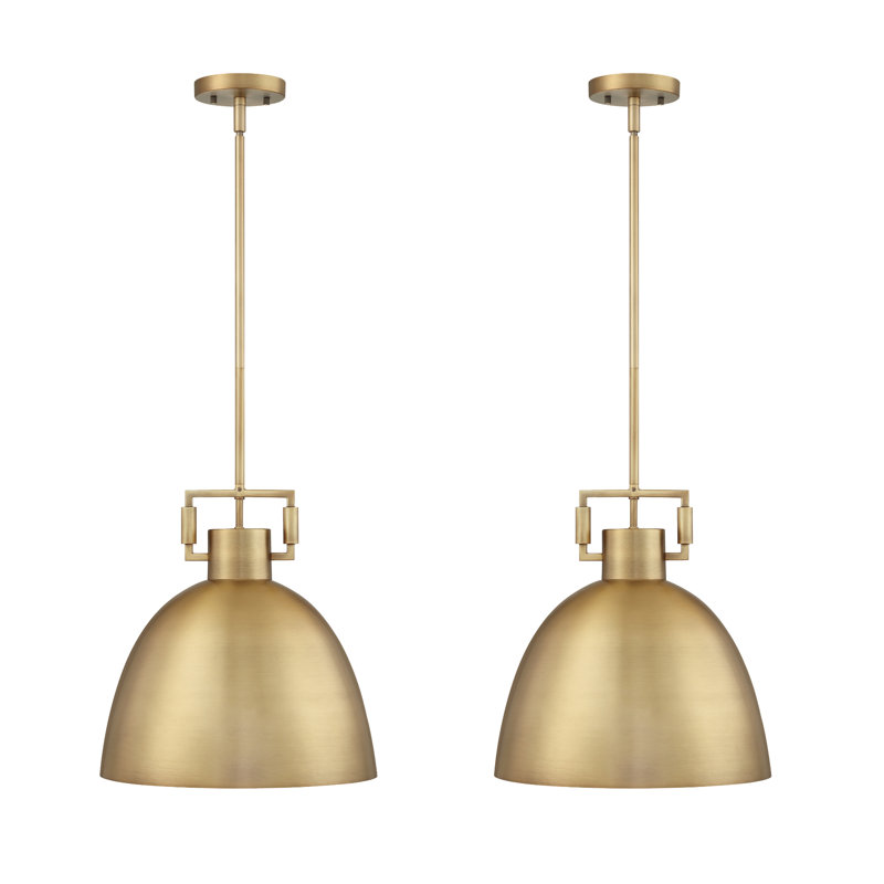 1 - Light Dome Pendant, Gold