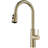 Karran Pull-Down Kitchen Faucet with Interchangeable Sprayers, Blade Spray & Advanced Aerator, High-Arc in Spot-Free Champagne Bronze-119904227