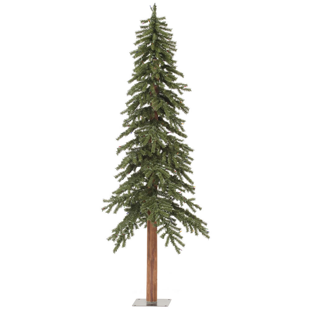 The Holiday Aisle® Natural Alpine 6' H Slender Green Pine Christmas ...