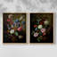 Impression encadrée Demure Dutch Floral I-Premium - prêt à être accroché - aucun clou requis-818425244