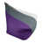 Purple/Slate Gray/White