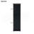 63" Tall Bathroom Storage Cabinet With Glass Doors, Free-Standing, Two Drawers, And Adjustable Shelves, MDF Board, Painted Black - For Displaying Your Favorite Items-1409101356