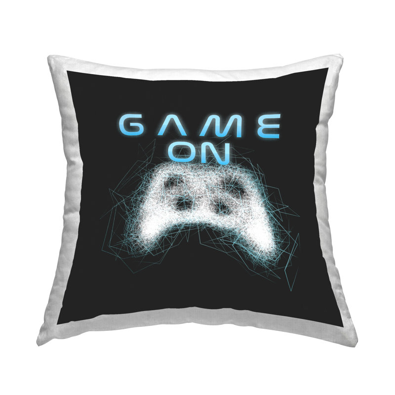 Conception de coussin décoratif imprimé "Game On" par Danhui Nai