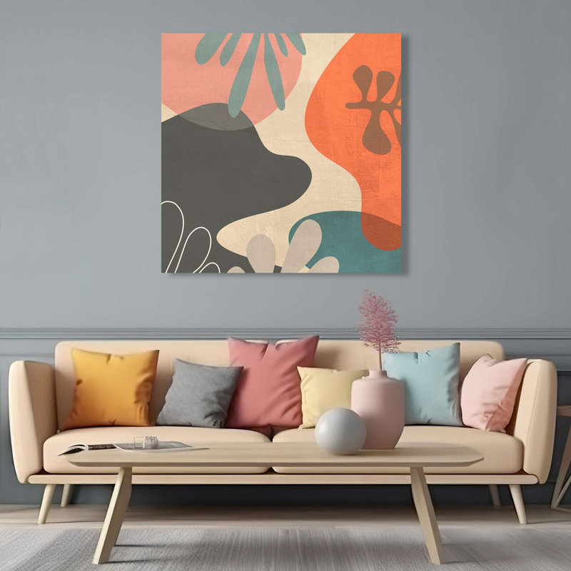Summer Scene II by Atelier Deco - Wrapped Canvas Print, 50cm H x 50cm W x 4cm D