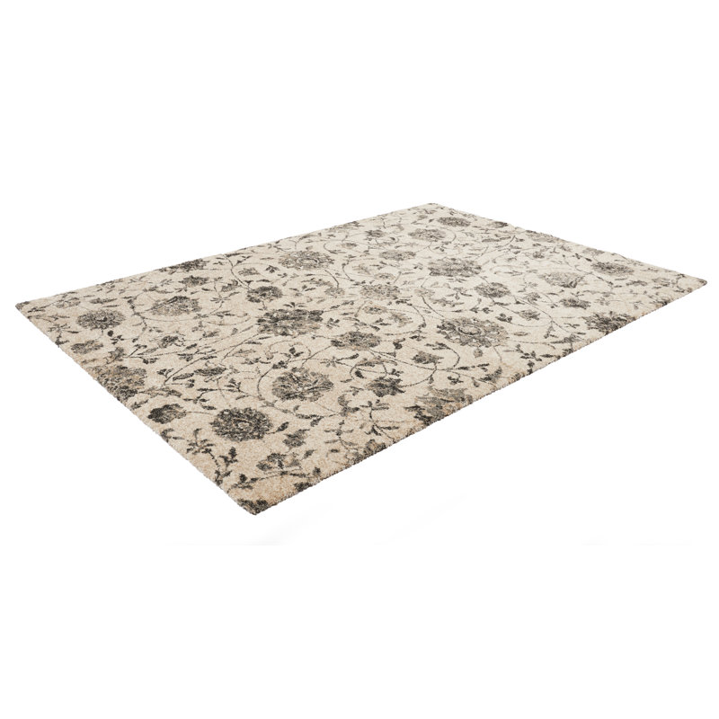 Evlin Floral Indoor Rug, Rectangle 5'3" x 7'7"