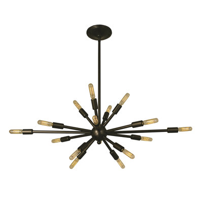 Lustre de sphère spoutnik 16 lumières Frizzell